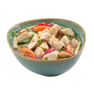 Vegetarian Tom Yum Mushroom Noodle Soup