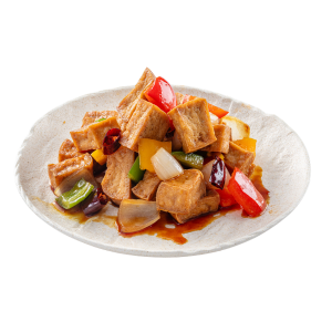 Vegetarian Stir Fried Tofu with Dried Chili & Cashew Nuts