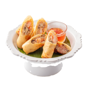 Crispy Spring Roll with Prawn & Pork 3pcs