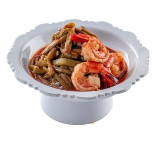 Stir-Fried Waterlily Stem with Shrimp Roe Paste