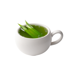 Hot Homemade Pandan Drink