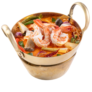Spicy Red Tom Yum Tiger Prawn Soup